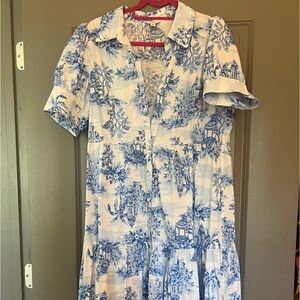 CROWN AND IVY TOILE DRESS LARGE